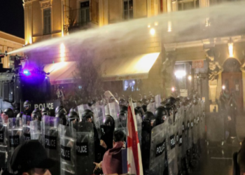 Georgia protesters try to storm Tbilisi presidential palace