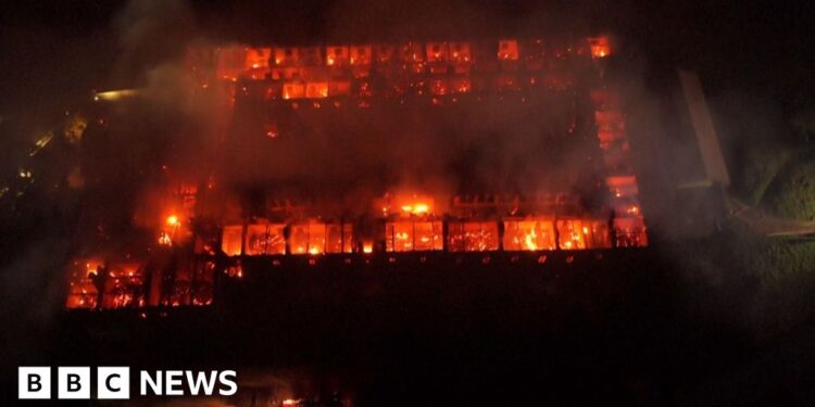 Fire rips through historic Italian monastery