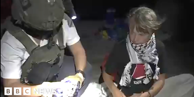 Israeli naval ships intercept Gaza-bound flotilla