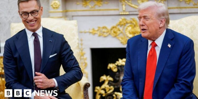 Icebreakers and golf forge Trump and Finnish leader’s unlikely friendship