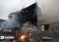 Three killed in Russian strikes on Kyiv, Ukrainian officials say