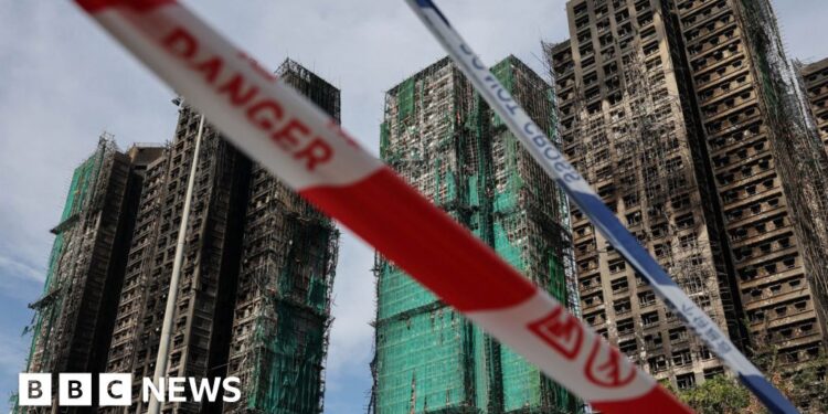 Hong Kong tower blocks fire death toll rises to 128