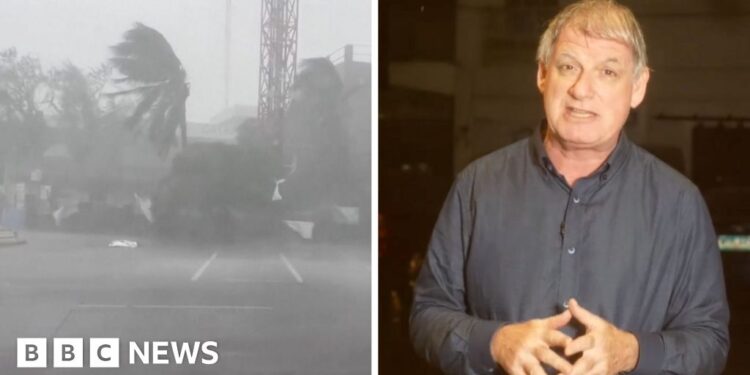 BBC on Luzon Island as super typhoon hits Philippines