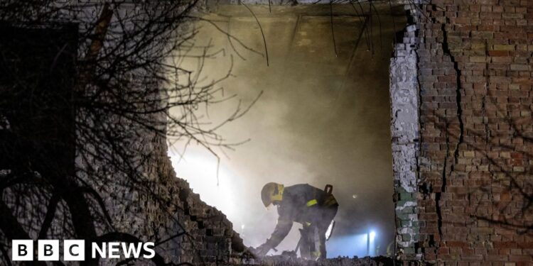 Drone strikes hit Kyiv residential areas despite peace moves