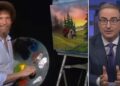 John Oliver’s Bob Ross Auction Raises More Than $1.5 Million for PBS
