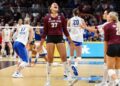 Texas A&M sweeps Pittsburgh in NCAA volleyball semifinal