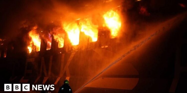 Ukraine accuses Russia of bombing Turkish ship in Odesa