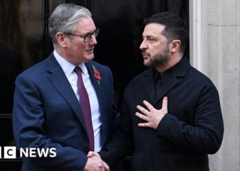 Zelensky due at Downing Street for high-level Ukraine talks