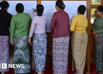Polls close on first day of Myanmar’s widely criticised ‘sham’ election