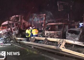 Two dead in 50-vehicle pile up on Japan highway