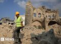 Recovery work begins at Gaza’s war-damaged heritage sites