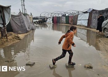 Flood misery for Gazans awaiting next stage of peace plan