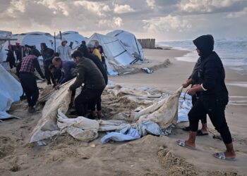 Winter floods wreak havoc on Gaza displacement camps as Israel blocks aid | Gaza News