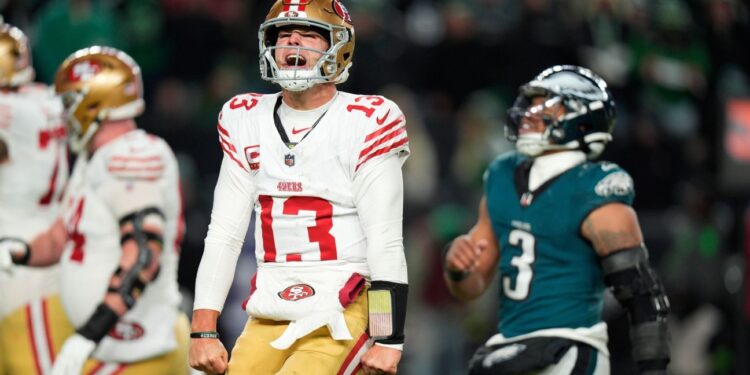 Niners defeat defending champs for NFC wild-card win