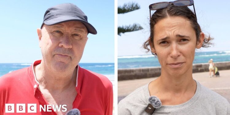 Sydney residents react to shark attacks