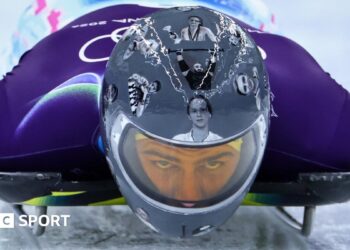 Vladyslav Heraskevych: Ukraine skeleton racer says IOC banned war victims helmet