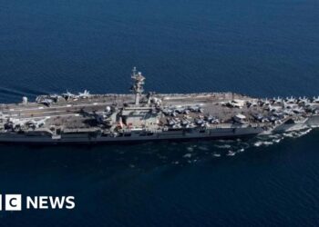 US says it shot down Iranian drone flying towards aircraft carrier