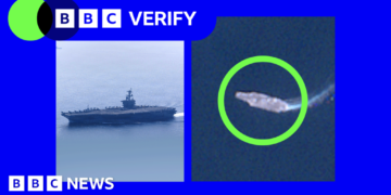 US build-up of warships and fighter jets tracked near Iran