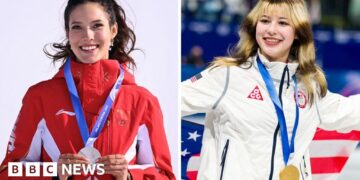 The two Chinese-American Olympians competing for rival superpowers