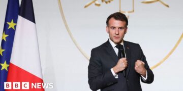 Macron urges Europe to start acting like world power