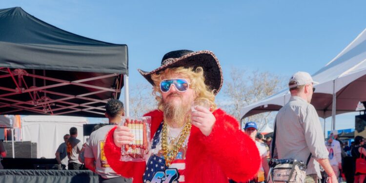 Super Bowl Tailgate Photo Essay: Bad Bunny, Big Tech, and the Big Game