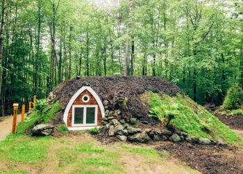 Littlefield Retreat in Maine Has Hobbit Homes and Tree Houses