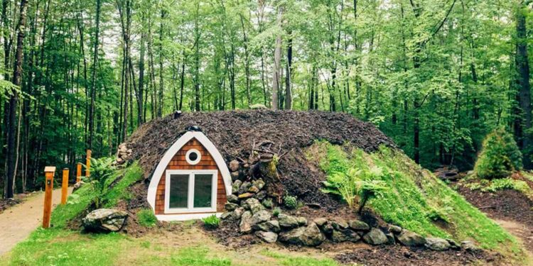 Littlefield Retreat in Maine Has Hobbit Homes and Tree Houses