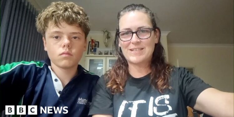 'I don't think I am a hero': Boy, 13, describes 'superhuman' swim to save family
