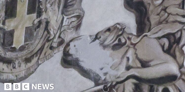 Church fresco resembling Italian PM has face scrubbed out