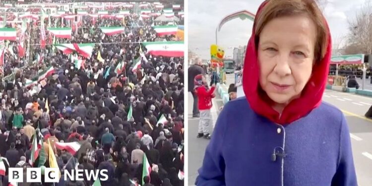 BBC in Tehran sees government’s ‘political reply’ to protests