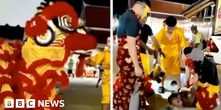 Thai police go undercover as lion dancers to catch thief
