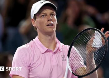 Miami Open: Jannik Sinner breaks Novak Djokovic’s record for consecutive sets won at ATP Masters 1000 events