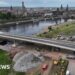 Large parts of Dresden evacuated after 250kg WW2 bomb found