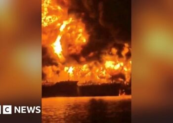 Explosions reported on two foreign vessels in the Gulf, authorities say