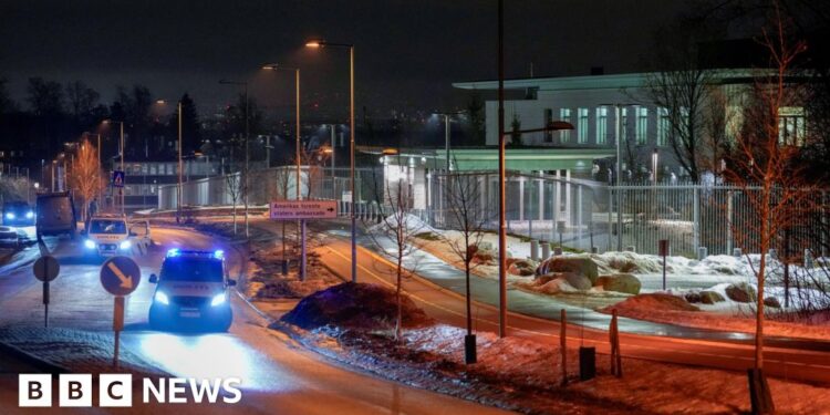 US embassy in Oslo hit by explosion, Norway police say