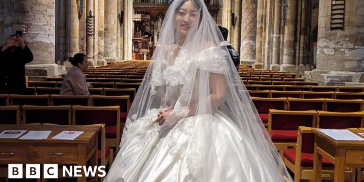 How a medieval English abbey became a Chinese wedding destination