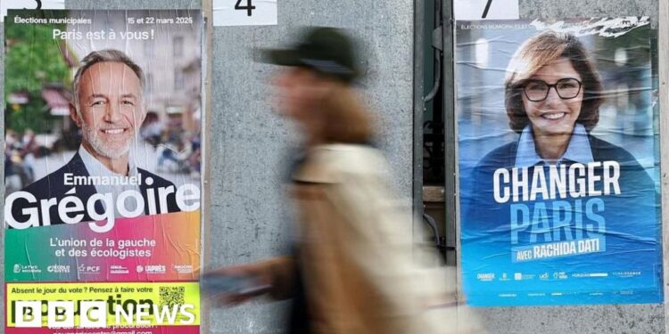 Socialists battle to hold Paris as France holds mayoral elections