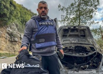 Three Lebanese journalists killed in Israeli strike, say broadcasters