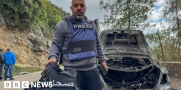 Three Lebanese journalists killed in Israeli strike, say broadcasters