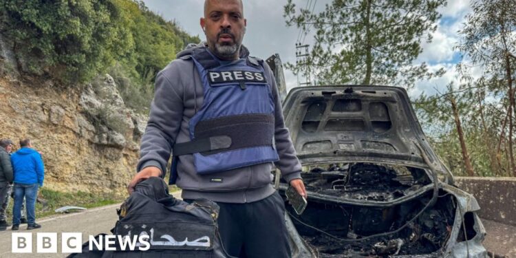 Three Lebanese journalists killed in Israeli strike, say broadcasters