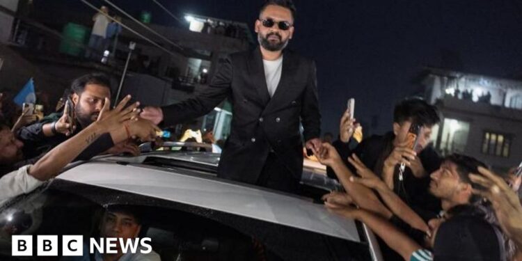 Rapper-politician Balendra Shah unseats Nepal's ex-PM as he heads for victory