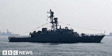 The final voyage of the Iranian warship sunk by the US