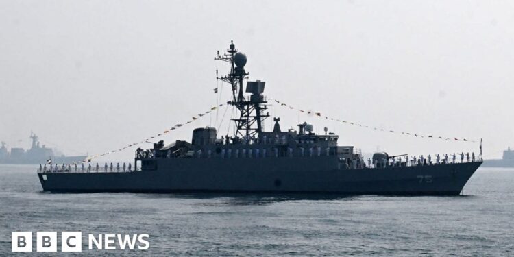 The final voyage of the Iranian warship sunk by the US