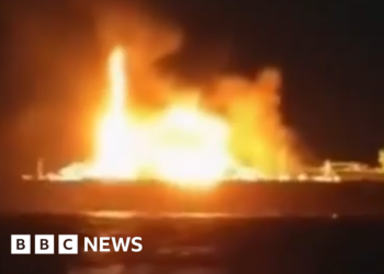 Russia blames Ukrainian naval drones as tanker sinks in Mediterranean