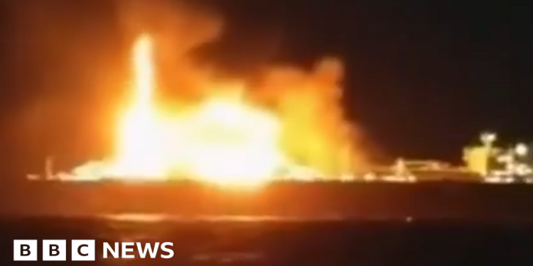 Russia blames Ukrainian naval drones as tanker sinks in Mediterranean