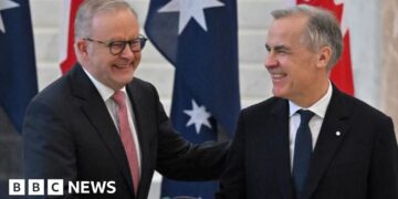 Global order is 'breaking down', Carney tells Australian parliament