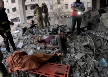 Iranian rescuers save two civilians from rubble after US-Israeli strikes | US-Israel war on Iran