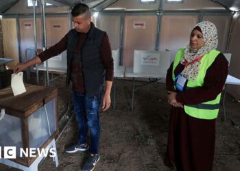 Palestinians in West Bank and some in Gaza vote in local elections