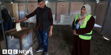 Palestinians in West Bank and some in Gaza vote in local elections