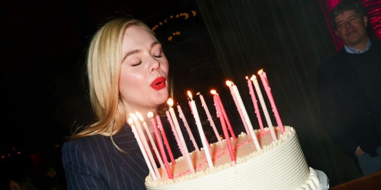 How Elle Fanning Gets Her Perfect Red Lip Right Every Time